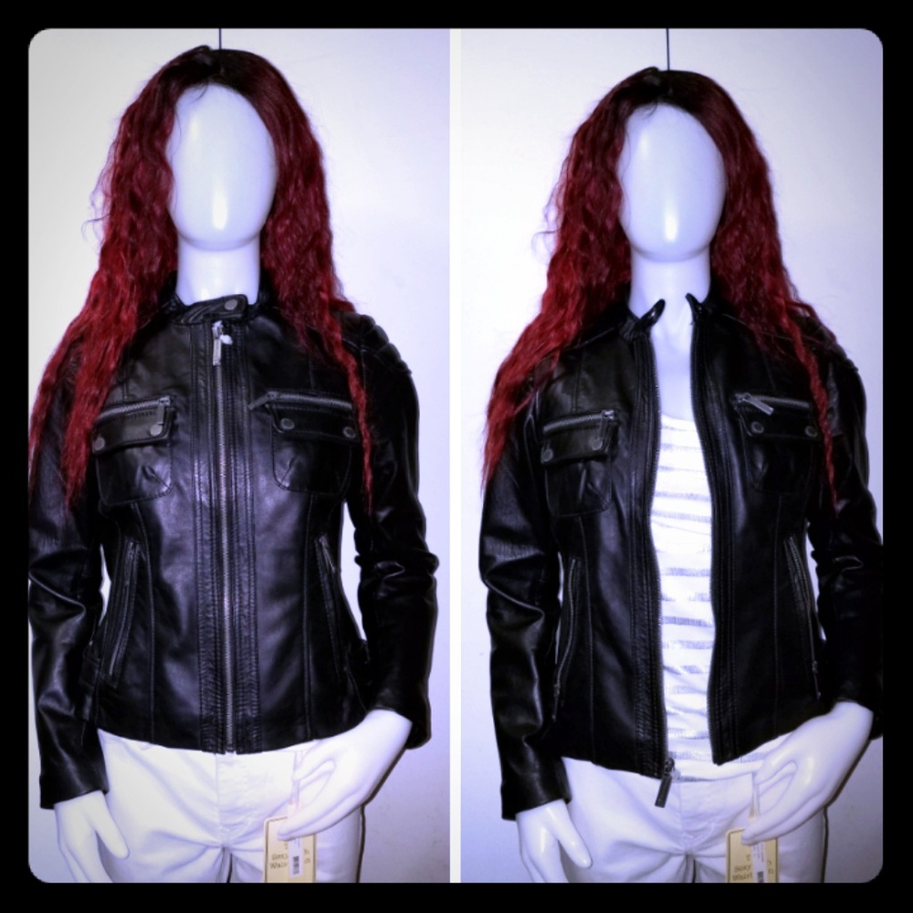 Michael Kors Moto Leather Jacket